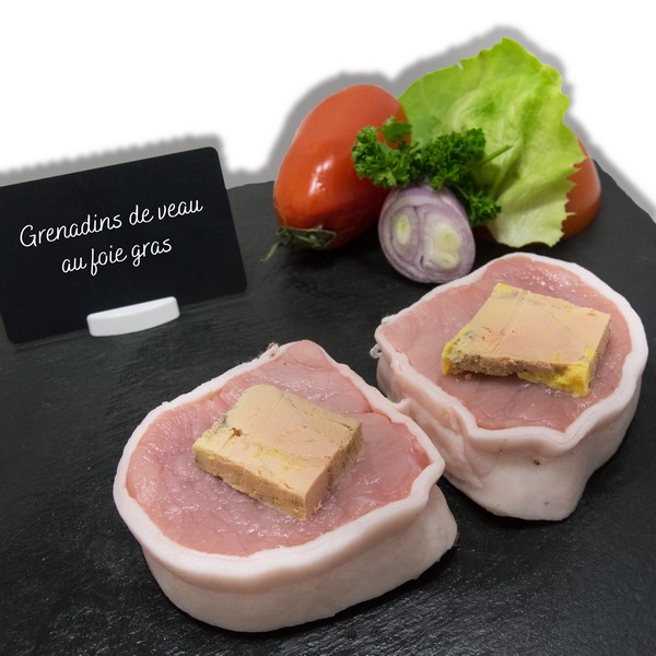 Grenadins de veau au foie gras – Maison Terrier